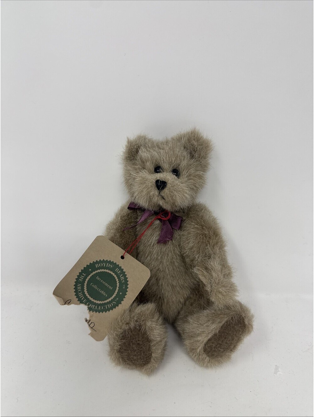 The Boyds Collection Teddy Bear Classic Jointed Plush Stuffed bear